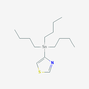 molecular formula C15H29NSSn B065867 4-(Tributylstannyl)thiazole CAS No. 173979-01-6