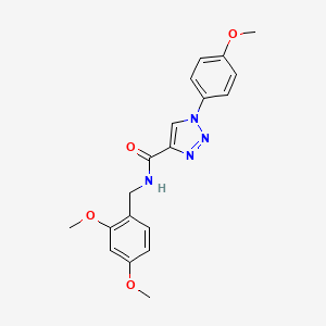 molecular formula C19H20N4O4 B6587165 N-[(2,4-dimethoxyphenyl)methyl]-1-(4-methoxyphenyl)-1H-1,2,3-triazole-4-carboxamide CAS No. 1226441-54-8