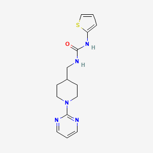 1-{[1-(pyrimidin-2-yl)piperidin-4-yl]methyl}-3-(thiophen-2-yl)urea