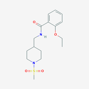 2-ethoxy-N-[(1-methanesulfonylpiperidin-4-yl)methyl]benzamide
