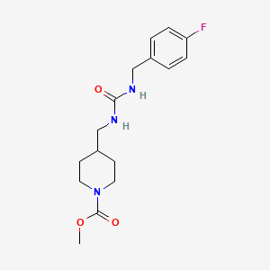 molecular formula C16H22FN3O3 B6587933 methyl 4-[({[(4-fluorophenyl)methyl]carbamoyl}amino)methyl]piperidine-1-carboxylate CAS No. 1235141-36-2