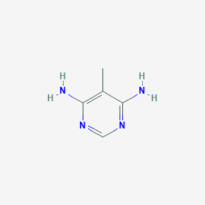molecular formula C5H8N4 B065887 5-甲基嘧啶-4,6-二胺 CAS No. 162706-07-2