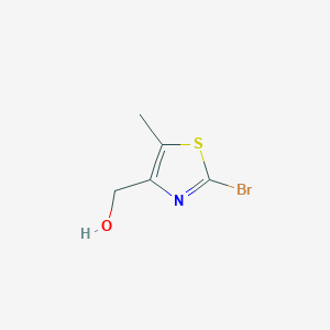 molecular formula C5H6BrNOS B6589554 (2-溴-5-甲基-1,3-噻唑-4-基)甲醇 CAS No. 1187836-86-7