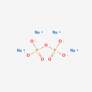 molecular formula Na4P2O7<br>Na4O7P2 B6590266 Tetrasodium pyrophosphate CAS No. 1004291-85-3