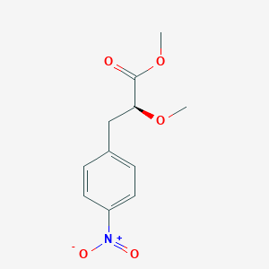 molecular formula C11H13NO5 B6590290 (S)-Methyl 2-methoxy-3-(4-nitrophenyl)propanoate CAS No. 1021692-54-5