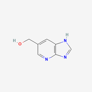 molecular formula C7H7N3O B6590296 (3H-咪唑并[4,5-b]吡啶-6-基)甲醇 CAS No. 1022158-37-7