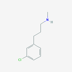 molecular formula C10H14ClN B6590313 3-(3-Chlorophenyl)-N-methylpropan-1-amine CAS No. 103275-33-8