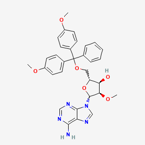 molecular formula C32H33N5O6 B6590319 5'-O-(4,4'-Dimethoxytrityl)-2'-O-methyl-adenosine CAS No. 103285-23-0