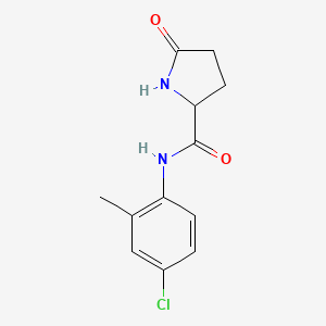 molecular formula C12H13ClN2O2 B6590379 N-(4-chloro-2-methylphenyl)-5-oxoprolinamide CAS No. 1048971-81-8
