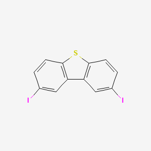 molecular formula C12H6I2S B6590401 2,8-Diiododibenzothiophene CAS No. 105404-91-9
