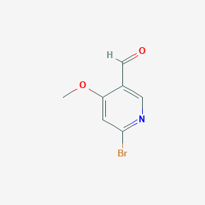 molecular formula C7H6BrNO2 B6590407 6-Bromo-4-methoxynicotinaldehyde CAS No. 1060805-10-8
