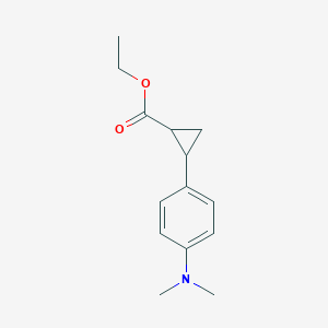 molecular formula C14H19NO2 B6590422 2-(4-(二甲氨基)苯基)环丙烷-1-羧酸乙酯 CAS No. 1071129-26-4