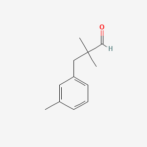 molecular formula C12H16O B6590445 2,2-二甲基-3-(3-甲基苯基)丙醛 CAS No. 107737-97-3