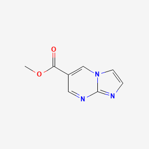 molecular formula C8H7N3O2 B6590460 咪唑并[1,2-a]嘧啶-6-甲酸甲酯 CAS No. 1083196-24-0