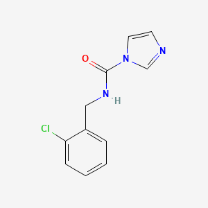 molecular formula C11H10ClN3O B6590490 N-[(2-chlorophenyl)methyl]-1H-imidazole-1-carboxamide CAS No. 1087788-45-1