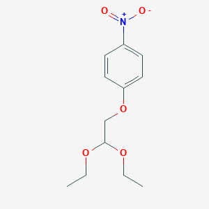 molecular formula C12H17NO5 B065905 1-(2,2-Diethoxyethoxy)-4-nitrobenzene CAS No. 175136-97-7