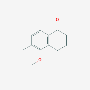 molecular formula C12H14O2 B6590526 5-Methoxy-6-methyl-3,4-dihydronaphthalen-1(2H)-one CAS No. 1093296-24-2
