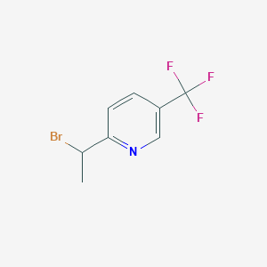 2-(1-Bromoethyl)-5-(trifluoromethyl)pyridine