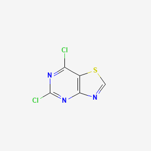 molecular formula C5HCl2N3S B6590583 5,7-二氯噻唑并[4,5-d]嘧啶 CAS No. 1137278-39-7