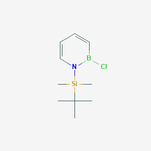 molecular formula C10H19BClNSi B6590584 1-(tert-Butyldimethylsilyl)-2-chloro-2-bora-1,2-dihydropyridine CAS No. 1138164-75-6