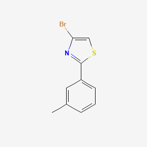 molecular formula C10H8BrNS B6590591 4-Bromo-2-(m-tolyl)thiazole CAS No. 1142196-29-9