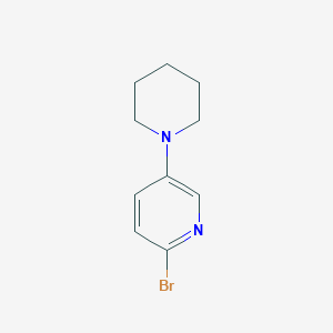 molecular formula C10H13BrN2 B6590599 2-溴-5-(哌啶-1-基)吡啶 CAS No. 1142197-44-1