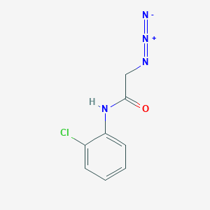 molecular formula C8H7ClN4O B6590637 2-azido-N-(2-chlorophenyl)acetamide CAS No. 116433-50-2