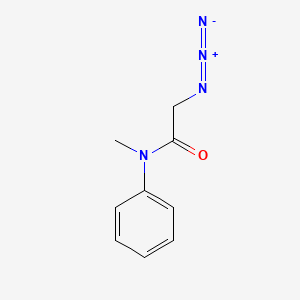 molecular formula C9H10N4O B6590640 2-azido-N-methyl-N-phenylacetamide CAS No. 116433-54-6