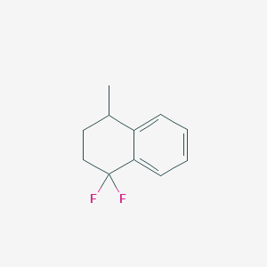 molecular formula C11H12F2 B6590734 1,1-Difluoro-4-methyl-1,2,3,4-tetrahydronaphthalene CAS No. 1186194-85-3