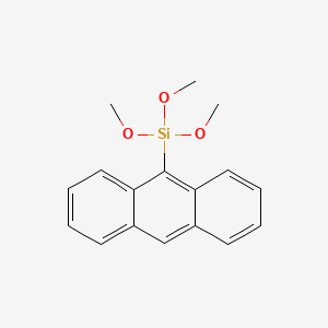 molecular formula C17H18O3Si B6590757 Anthracen-9-yltrimethoxysilane CAS No. 1189556-60-2