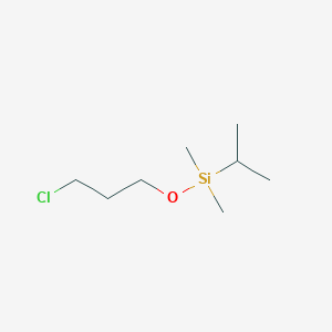 molecular formula C8H19ClOSi B6590765 Silane, (3-chloropropoxy)dimethyl(1-methylethyl)- CAS No. 1191036-21-1