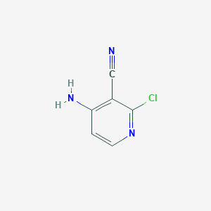molecular formula C6H4ClN3 B6590771 4-Amino-2-chloronicotinonitrile CAS No. 1194341-42-8