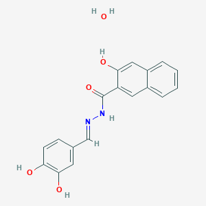 molecular formula C18H16N2O5 B6590803 Dynasore hydrate CAS No. 1202867-00-2
