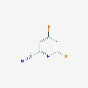 molecular formula C6H2Br2N2 B6590811 4,6-Dibromopicolinonitrile CAS No. 1206247-80-4