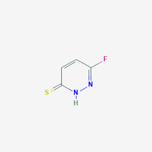 molecular formula C4H3FN2S B6590818 6-Fluoropyridazine-3(2H)-thione CAS No. 1206523-81-0