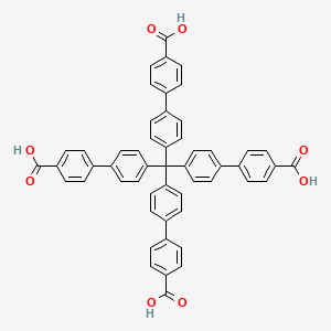 molecular formula C53H36O8 B6590842 4',4''',4''''',4'''''''-Methanetetrayltetrakis(([1,1'-biphenyl]-4-carboxylic acid)) CAS No. 1208241-38-6