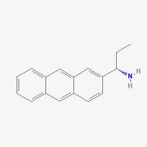 molecular formula C17H17N B6590873 (1S)-1-(2-Anthryl)propylamine CAS No. 1213936-15-2