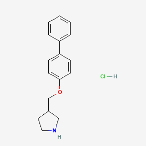 3-(([1,1'-Biphenyl]-4-yloxy)methyl)pyrrolidine hydrochloride