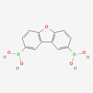 molecular formula C12H10B2O5 B6590915 二苯并[b,d]呋喃-2,8-二基二硼酸 CAS No. 1222008-13-0