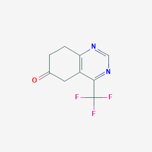 molecular formula C9H7F3N2O B6590930 5,6,7,8-Tetrahydro-6-oxo-4-(trifluoromethyl)quinazoline CAS No. 1229626-87-2
