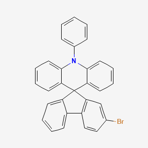 molecular formula C31H20BrN B6590970 2'-bromo-10-phenyl-10H-spiro[acridine-9,9'-fluorene] CAS No. 1241891-64-4