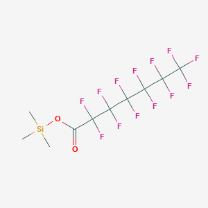 molecular formula C10H9F13O2Si B6590984 三甲基甲硅烷基全氟庚酸酯 CAS No. 1244856-04-9