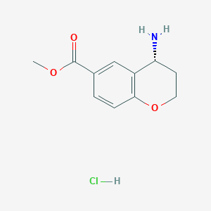 molecular formula C11H14ClNO3 B6590987 (r)-Methyl 4-aminochroman-6-carboxylate hydrochloride CAS No. 1246509-59-0