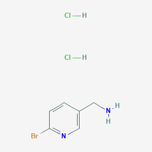 molecular formula C6H9BrCl2N2 B6591005 (6-Bromopyridin-3-yl)methanamine dihydrochloride CAS No. 1251953-04-4