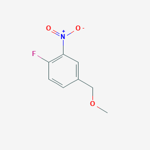 molecular formula C8H8FNO3 B6591036 1-Fluoro-4-(methoxymethyl)-2-nitrobenzene CAS No. 1259838-59-9