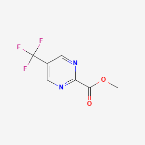 molecular formula C7H5F3N2O2 B6591051 Methyl 5-(trifluoromethyl)pyrimidine-2-carboxylate CAS No. 1260664-64-9