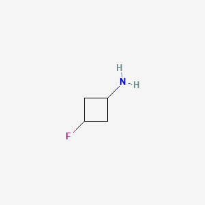 molecular formula C4H8FN B6591056 3-Fluorocyclobutanamine CAS No. 1260670-33-4