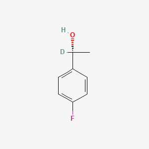 molecular formula C8H9FO B6591191 (R)-1-(4-Fluorophenyl)ethan-1D-1-ol CAS No. 1309602-17-2