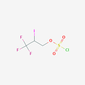 molecular formula C3H3ClF3IO3S B6591197 2-Iodo-3,3,3-trifluoropropyl chlorosulfate CAS No. 1309602-68-3