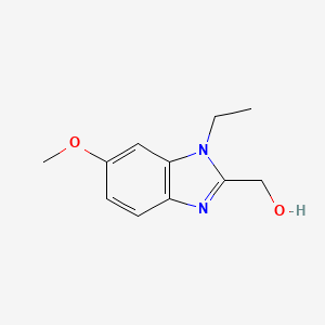 (1-Ethyl-6-methoxy-1H-benzo[d]imidazol-2-yl)methanol